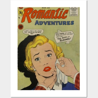 Vintage "Romantic Adventures" Cover Posters and Art